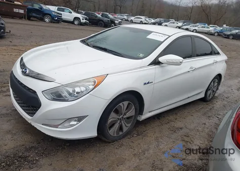 2015 Hyundai Sonata Hybrid Limited from USA, damaged, VIN KMHEC4A41FA122306
